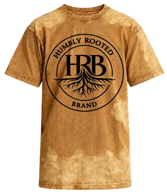 Humbly Rooted Brand 3D Silicone Logo Grunge Tee