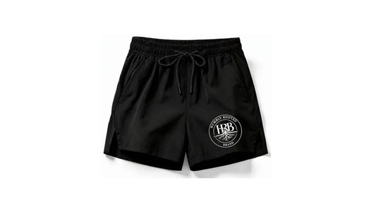 Humbly Rooted Brand Logo Windbreaker Shorts