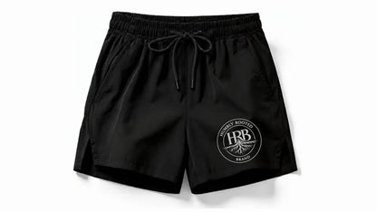 Humbly Rooted Brand Logo Windbreaker Shorts