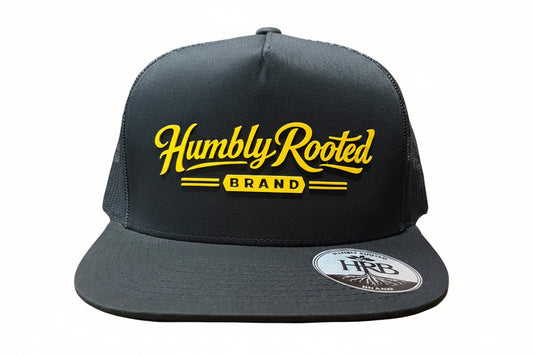 Humbly Rooted Brand 3D Silicone Raised Trucker Hat