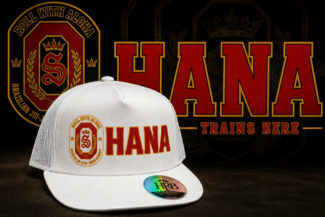 Roll with Aloha Ohana Trucker Hats